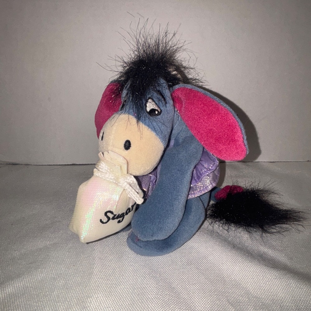 Mini Bean Bag Sugar Plum Fairy EYEORE 7 Inch‎ Disney Plush Plush Collectible